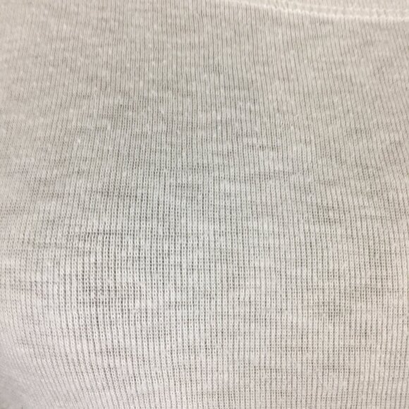 Rachel-RACHEL ROY Relaxed Fit White Ruching Rounded Hem Short Sleeve Shirt Top - Picture 9 of 9